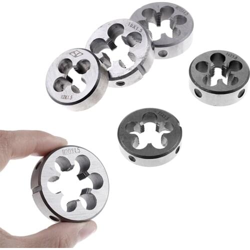 HSS Machine Right Hand Screw Thread Metric Plug Tap & Round Die M12 M14 M16 M18 M20