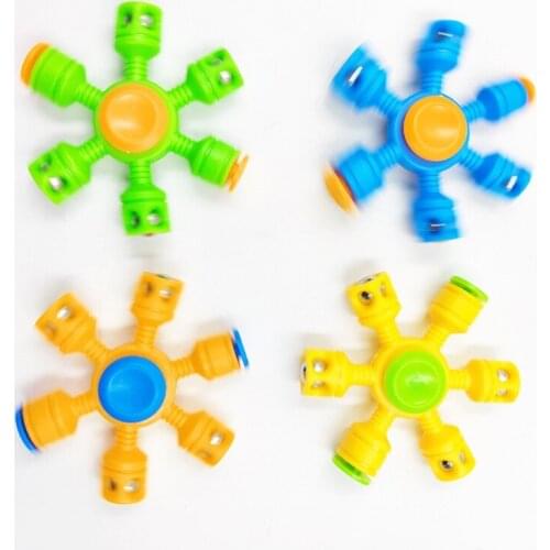 1Set Practical Joke Toys Interactive Stress Relief Toys Mini Novelty Toys Sensory Fidget Sets Mini Gyro Fidget Gadget