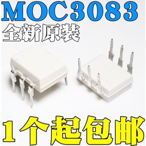 New and original MOC3083 MOC3083M Photoelectric coupler Bidirectional thyristor drives DIP6 Thyristor drive light coupling, opt