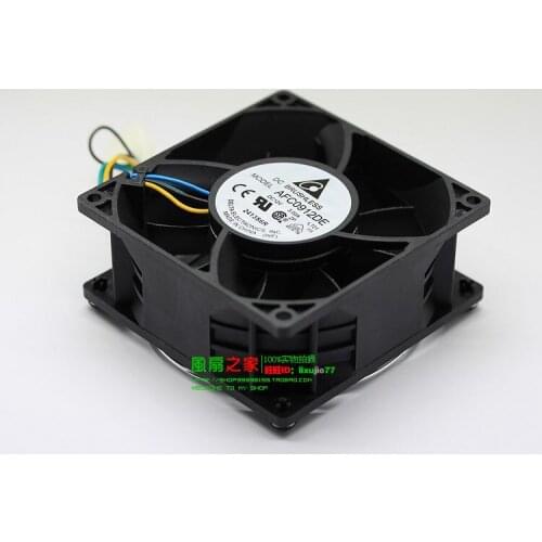 Detla Electronics AFC0912DE L721 DC 12V 3.00A 90x90x38mm Server Cooling Fan