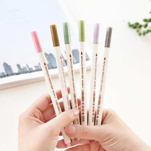 10 pcs/Lot Metalle pearlescent color pens for black paper DIY scapbooking album Calligraphy Stationery School supplies FB965