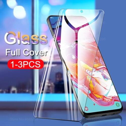 Full protective glass for samsung galaxy a10 a20 a30 a40 a50 a70 tempered glass for samsung m30s a30s a50s screen protector film