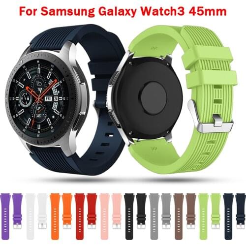 22mm Silicone Band for Galaxy Watch 46mm 45mm Sports Strap for Samsung Gear S3 Frontier/Classic HUAWEI GT2 Pro 46mm/Amazfit Pace