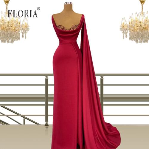 Red Prom Dress Long Dresses for Women Elegant 2021 Modest Formal Dress Vestidos de festa Abiti Da Sera вечерние платья 2021 год