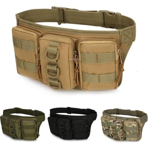 Tactical EDC Molle Waist Pouch Outdoor Hunting Tool Phone Pack Combat Camouflage Belt Bag for Iphone
