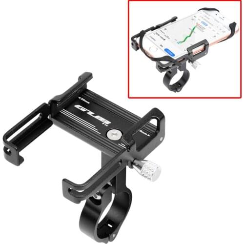 GUB P10 Aluminum Alloy Bicycle Phone Holder GPS Navigation Anti-shake Mountain Road Bike Motorcycle Smartphone Hold Adjustable