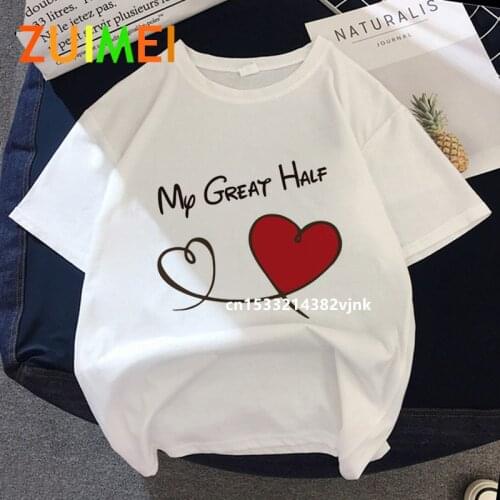 Women Prajna Colorful Heart Harajuk Print T-shirt Tops 2020 Summer Fashion Short Sleeved T-shirt Girl,Drop Ship