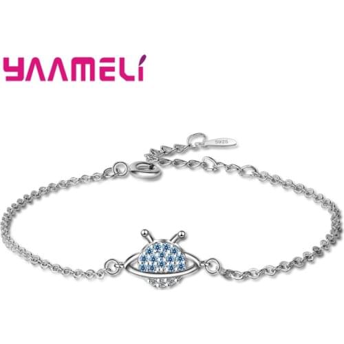 High Quality 925 Sterling Silver Charm Bracelets For Women Friendship Bracelet Women Bridal Wedding Engagement Fine Jewelry Gift
