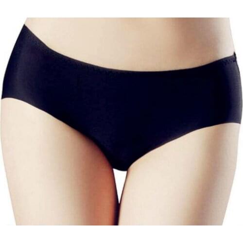 1/6 Scale Female Soldier Black Ice silk underpants for 12in Action Figure Tbleague Phicen Doll Toys