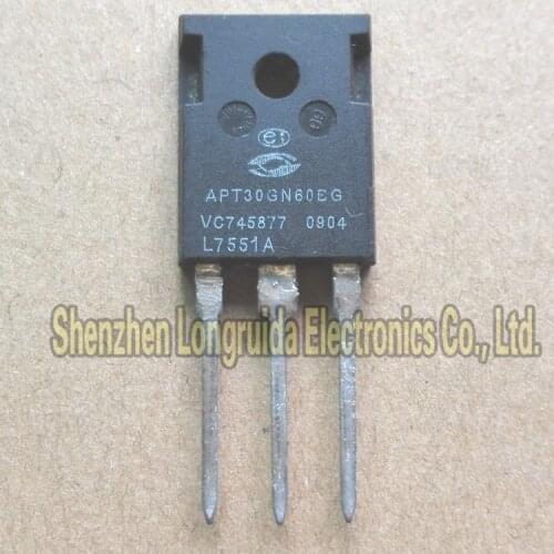 10PCS APT30GN60BG APT30GN60 TO-247 MOSFET TRANSISTOR 30A 600V