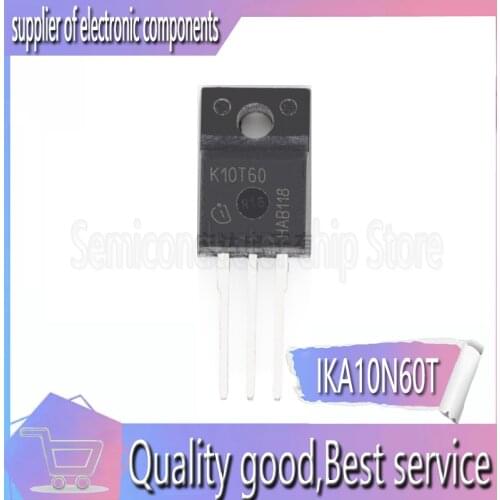 10pcs/lot K10T60 IKA10N60T New stock TO-220F 600V 10A
