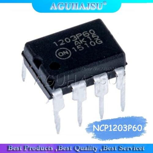 10pcs NCP1203P60 DIP8 1203P60 DIP NCP1203P100 1203P100 DIP-8