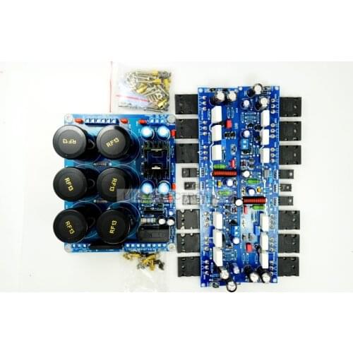 50W*2 Assembled Stereo L10 amplifier +protection Power supply board DC +-50V