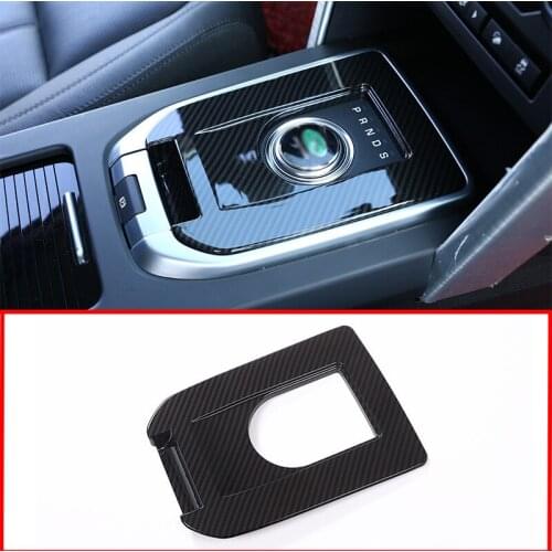 ABS Chrome Car Central Console Gear Shift Frame Cover Trim Panel For Land Rover Discovery Sport 2015-2018 Interior Accessories