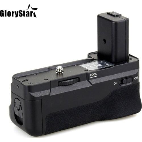 GloryStar MK-A6300 Vertical Multi Power Battery Hand Grip for Sony A6300 A6000 A6400 Camera work with 1 or 2 NP-FW50 battery