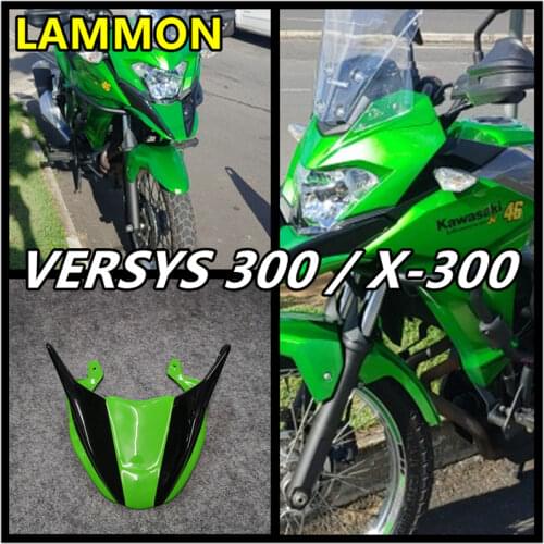 Motorcycle Accessories ABS Headlight Fairing Front Retrofit Fender for KAWASAKI Versys300 Versys X300 Versys 300 Versys-X300