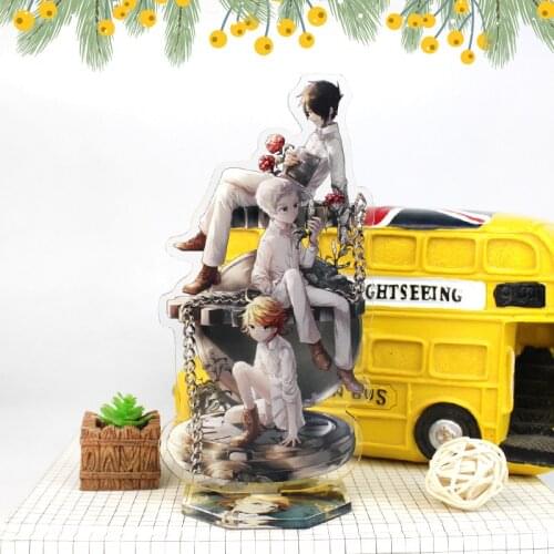 The Promised Neverland Anime Figure Acrylic Stand Model Toy Emma Ray Norman Action Figures Decoration Anime Lovers Collect Gifts