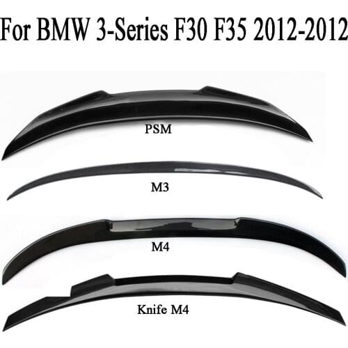 Car Carbon Fiber Rear Wing Trunk Lid Spoiler Wing For BMW 3-Series 4 Doors F30 F35 2012 2013 2014 2015 2016 2017 2018