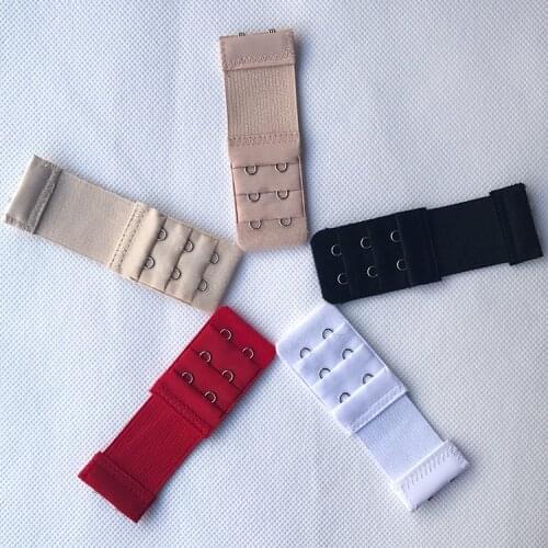 Sexy 1PC/lot 2 Hook Bra Extender For Womens Elastic Bra Extension Strap Hook Clip Expander Adjustable Belt Buckle Underwear