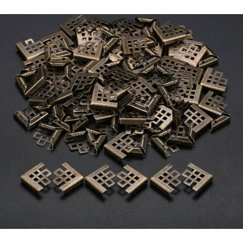 DRELD 100Pc 16mm Book Corner Protector Photo Frame Protect Scrapbooking Albums Decorate Home Supplies DIY Craft Decor Accessorie