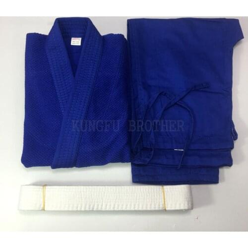 Judo Uniform Kimono Judo Gi for Kids Blue And White Size 100 cm --130 cm