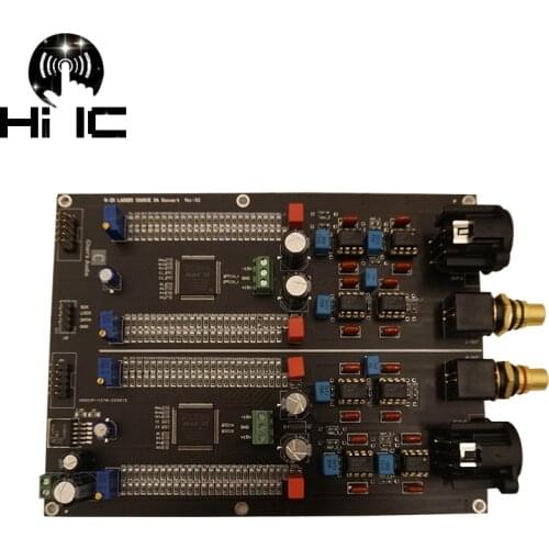 HIFI Audio 24-bit 384khz PCM NOS R2R High-precision Resistance Network Decoder Board R -2R LADDER SOURCE DA Convert XLR