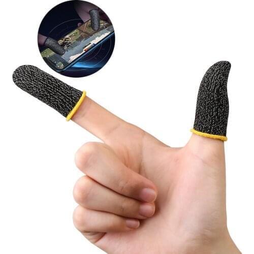 Gaming Finger Sleeve Phone Game Sweat-Proof Finger Glove Anti-slip Breathable Thumb Cover For Touch Screen PUBG Game Accessories