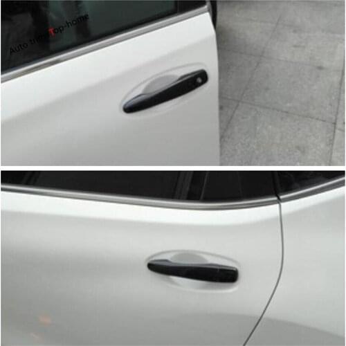 Yimaautotrims Car Door Handle Catch Cap Auto Accessories Cover Trim Fit For Nissan Rogue X-trail 2014 - 2020 Carbon Fiber Look