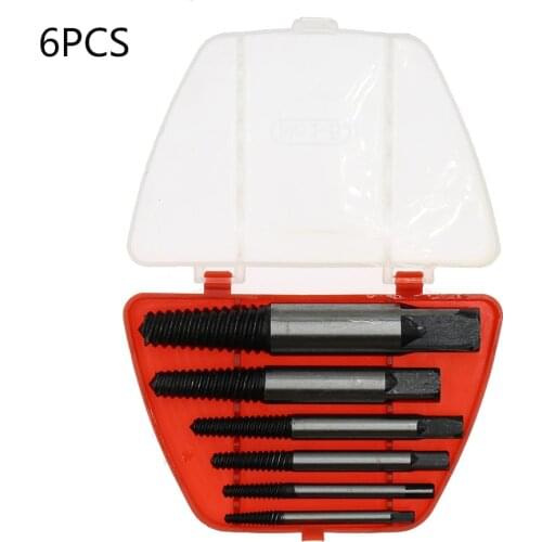 Damaged Screw Extractor Drill Bits Guide Set Broken Speed Out Easy out Screw extractor Stripped Screw Remover Tool