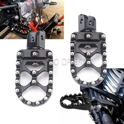 For Harley Softail Models 2018-2020 CNC Motorcycle Footpegs Front Wide Foot Peg MX Style FXBB Street Bob Breakout FXBR/114 FXBRS
