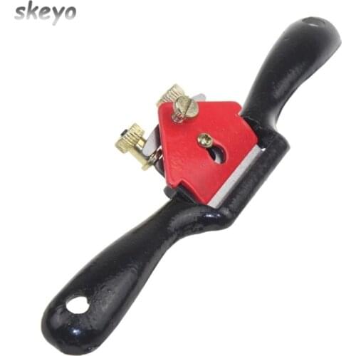 Woodworking Adjustable Spokeshave Flat Base Plane Bench Planer Cutting Edge Spoke Shave Hand Tool For Woodcarver Carpenter