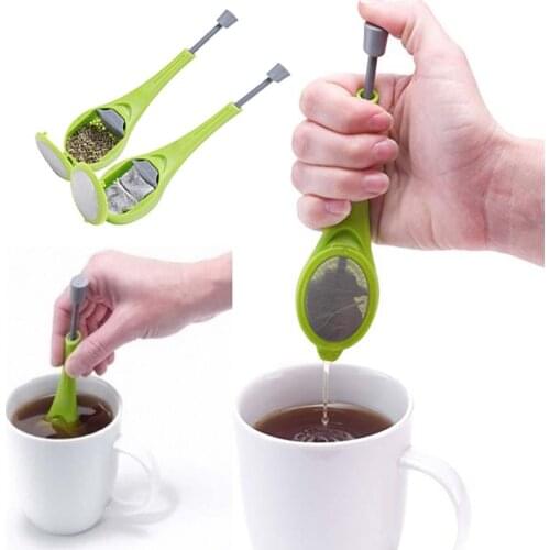 Tea Strainer Filter Flavor Total Tea Infuser Tools Swirl Steep Stir Press Healthy Herb Puer Tea&Coffee Accessories Gadget