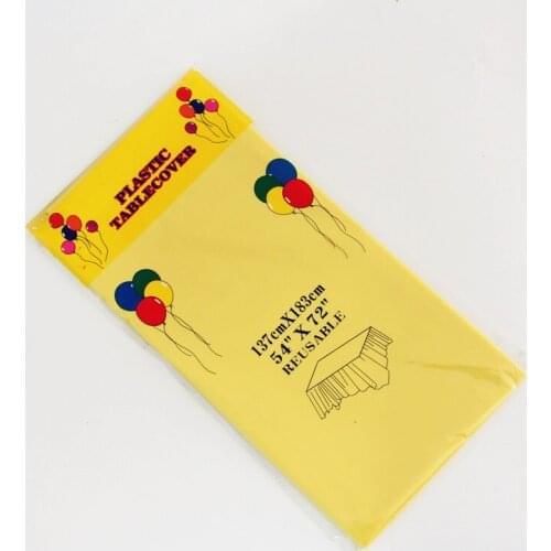 Hot Household Items 54"X72" Yellow Tablecloth Party Supplies Tableware birthday party Wedding Picnic Tablecloth kitchen supplies