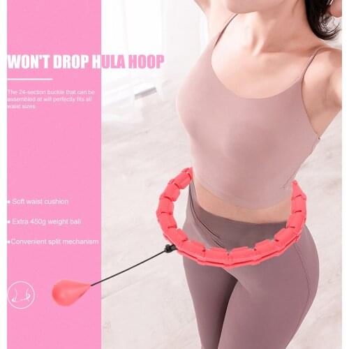 Fitness Smart Sport Hoop Adjustable Thin Waist Exercise Gym Circle Ring Fitness Equipment Waist Support Belt Back
