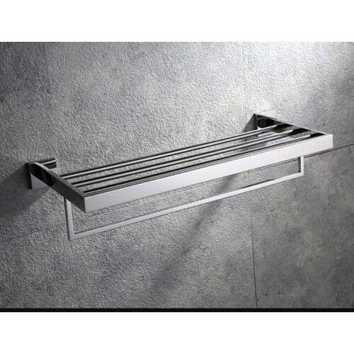 Bathroom Towel Holder Towel Rack/Rail Holder Towel Shelf Hanger Wall Mount,SUS 304 Stainless 24-inch Steel Towel