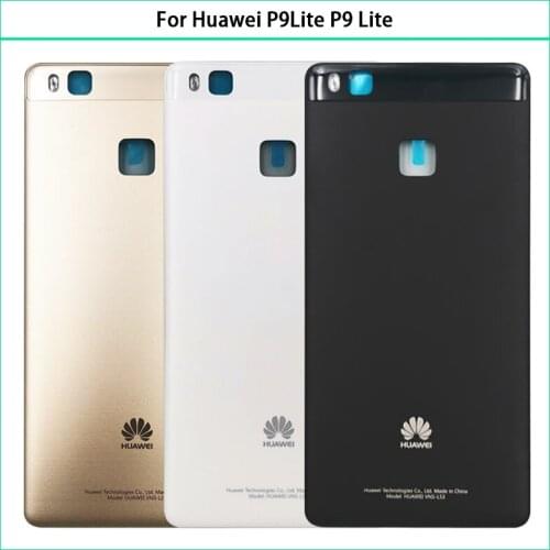 New Original For Huawei P9 Lite Plastic Battery Back Cover P9Lite Rear Door Housing Case Shell Replacement Spare Parts