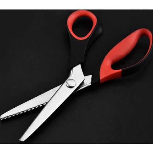 Zig Zag Cut Scissors For Sewing Dressmaker Scissors Tailor Cutting Pinking Shears Scissors Leather Craft Fabric Textile DENIM