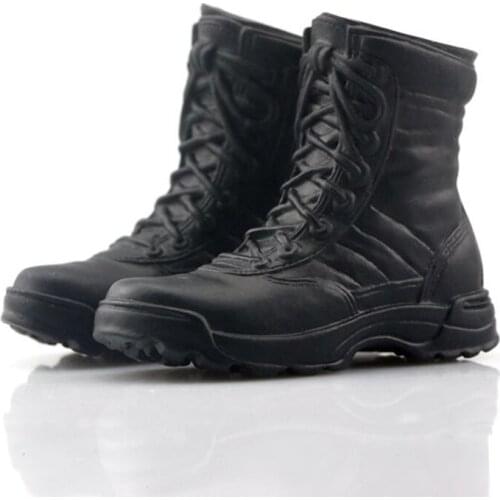 1/6 Scale Shoes Boots Hollow Shoes Hollow Combat Boots Empty Inside Handmade Fit for 12'' Action Figure Body Accessory