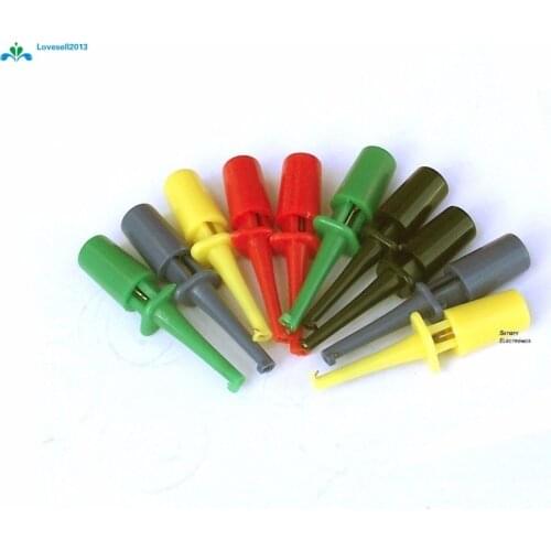10pcs Large Size Round Single Hook Clip Test Probe for Electronic Testing