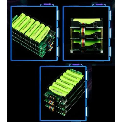 2021 New 6S Power Wall 18650 Battery Pack Holder Balancer PCB Circuit Protection Board