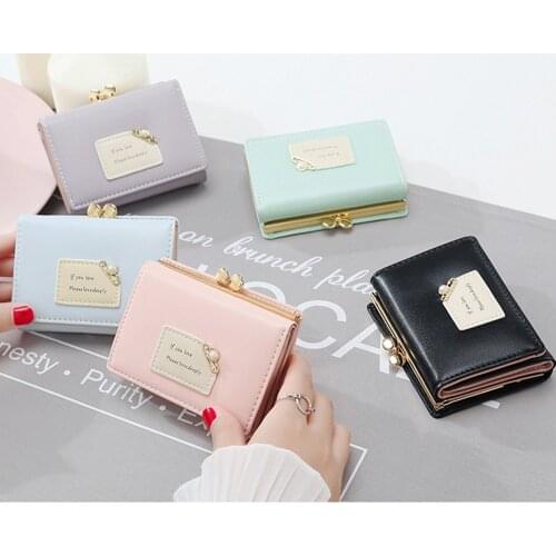 2021 Laser Shine Wallet Women Newest Cool Purse Small Card Holder Zip Coin Pocket Female Wallet With Key Ring Short Wallets Girl