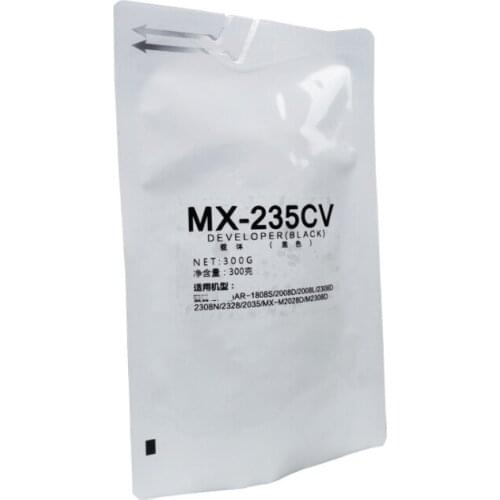 300gram per bag compatible developer MX235 for sharp copier M-1808 2008 2028 2308 2035 2328