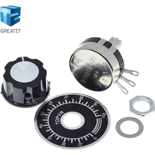 GREATZT WTH118 DIY Kit Parts 2W 1A Potentiometer 1K 2.2K 4.7K 10K 22K 47K 100K 470K 1M