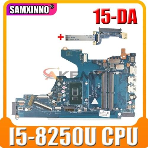 For HP 15-DA Laptop motherboard L20369-001 L20369-601 EPK50 LA-G07DP LA-G07EP MB With SR3LA I5-8250U DDR4 100% Fully Tested