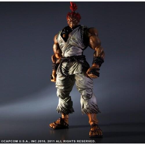 PLAY ARTS 27cm Game Character Gouki Action Figure Model Toys