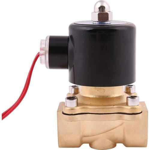 Electric Water valve Solenoid Normally closed source 3/8inch DN10 inch gas CO2 Coil DC12 24V AC24V 110V 220V brass