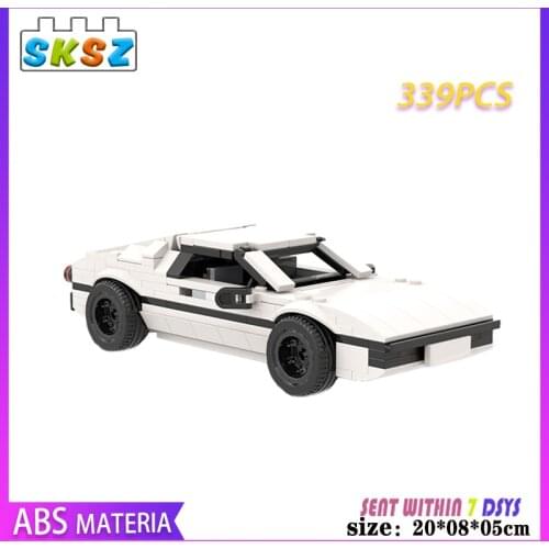 Toy Car Esprited S1 Model DIY Building Blocks Convertible Diving Shape Creativity Sports Car Movie Collection Childrens Toys