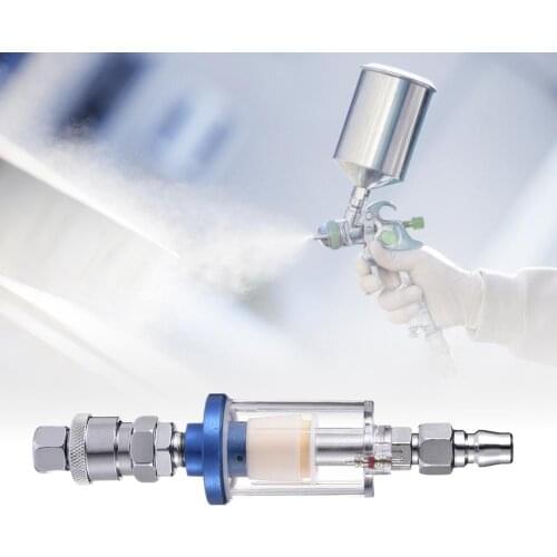 Hot Water Oil Separator 1/4'' Air Compressor Filter For Air Compressor Spray Tool Spray Gun Tail Air Compressor Parts