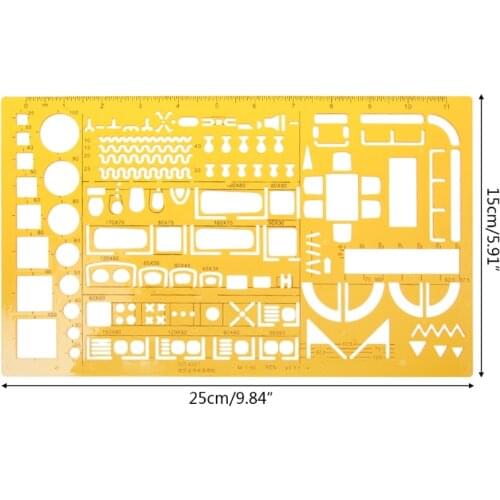 1:50 Tailor Scale Math Architecture Engineer Ruler Drawing Drafting Template New Y51A
