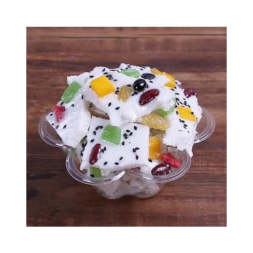 Fake Fried Ice Cream Yogurt Model Simulation Western Snack Fruit Ice Cream Sample Dessert Juice Cold Drink Window Props Display